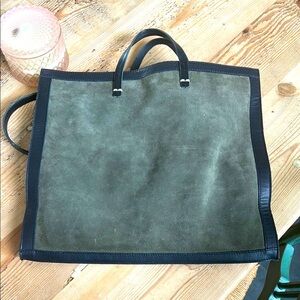 Clare V tote suede simple tote